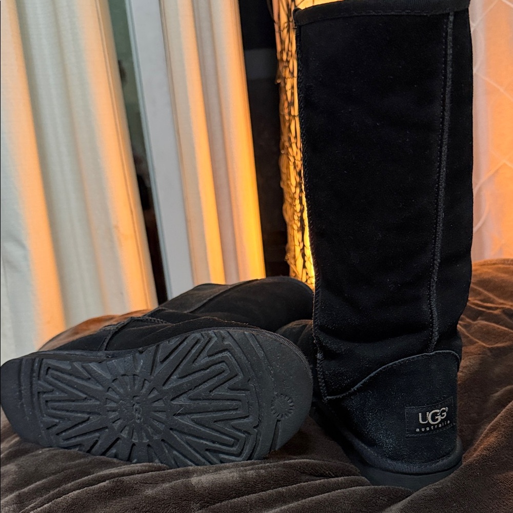 UGG Black Winter & Rain Boots